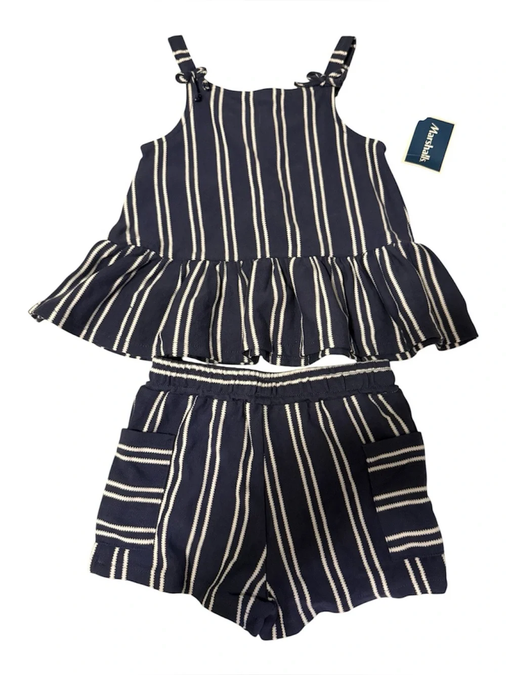 Rachel Zoe Navy and White Striped Kids outfit